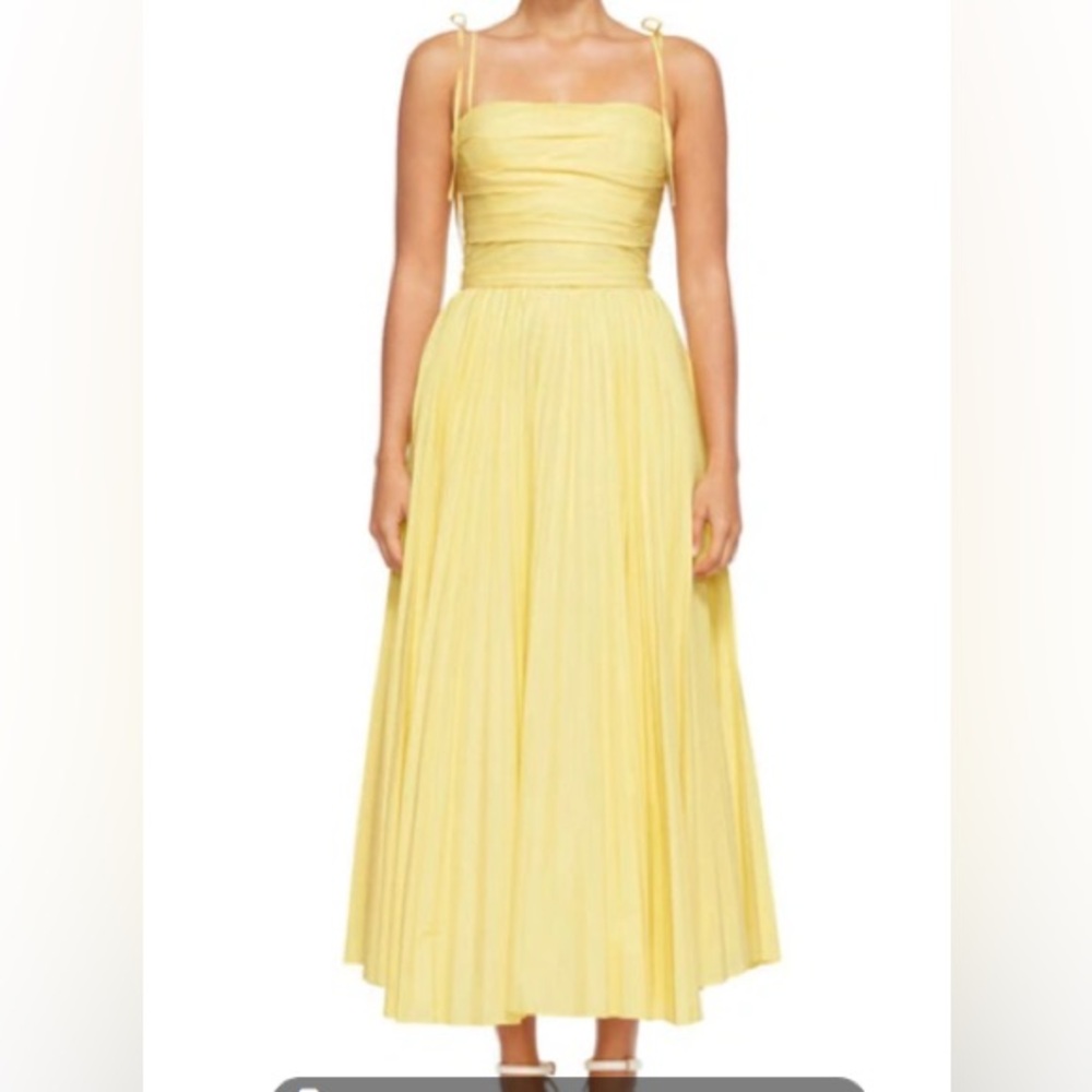 Jonathan Simkhai Yellow Midi Dress